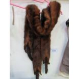 Mink stole. Price guide £5-10.