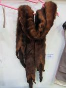 Mink stole. Price guide £5-10.