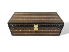 An unusually large Louis Vuitton cabin trunk covered in monogram canvas, original interior, locks,