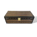 An unusually large Louis Vuitton cabin trunk covered in monogram canvas, original interior, locks,