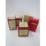5 Royal Doulton Bunnykins figurines in original boxes. Price guide £10-15