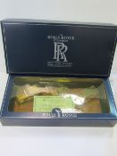 Lledo limited edition Rolls Royce collection, 24 carat gold-plated & in box with certificate.