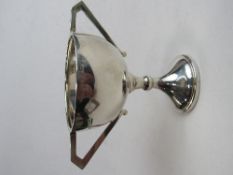 Small silver trophy with engraving to front, hallmarked 1947. Price guide £15-20.