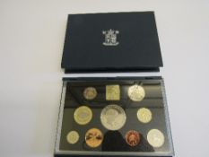 UK proof coin collections for: 1995, 1996, 1997, 1998 & 1999. All in boxed cases with