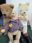 3 teddy bears. Price guide £20-30.