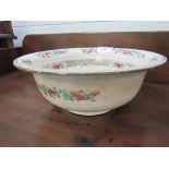 Large Copeland Spode bowl with floral decoration (sold through Heal & Son, London, circa 1900),