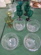 Mixed lot of glass