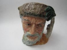 Royal Doulton Robinson Crusoe character jug, 1959. Price guide £15-20.