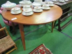 Hardwood circular drop-side table, 111cms x 111cms (open) x 71cms