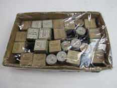 Collection of 30 boxes of French 1940's 35mm cine slides, religious topics. Price guide £30-50.