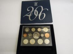 UK proof coin collections for: 2000, 2003, 2004, 2005 & 2006. All in boxed cases with