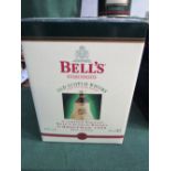 Bells Extra Special Old Scotch Whisky, Christmas 1998, 70cl, Wade Porcelain decanter, boxed. Price