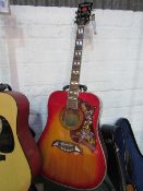 Columbus acoustic guitar in good condition. Price guide £50-60.