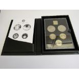 UK proof coin set commemorative edition, boxed case. Price guide £70-100.