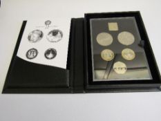 UK proof coin set commemorative edition, boxed case. Price guide £70-100.