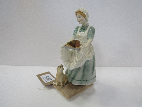 Royal Worcester figurine 'The Cook' from Upstairs Downstairs. Price guide £10-15.