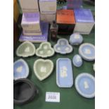 Large collection mainly boxed of Jasper ware in assorted colours. Price guide £50-80.