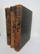 Die Gartenlaube - 3 volumes of German illustrated magazines, leather bound, dated 1894, 1899 & 1901,