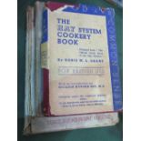 'Woman's Favourite Cook Book - 3 books in 1 volume, circa 1900 & 2 other pre-war cookery books.