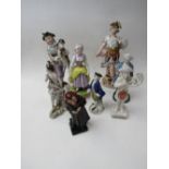 7 figurines including Doulton Fagin