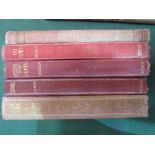 British topography: 5 volumes in the Methuen County series, an early 1900's Wiltshire, Cornwall,