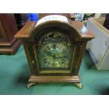 Smiths 1950's mantel clock, Rotherham clockwork mantel clock & Warmink chiming mantel clock.