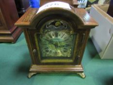 Smiths 1950's mantel clock, Rotherham clockwork mantel clock & Warmink chiming mantel clock.