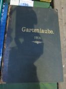 Gartenlaube 1914 illustrated magazine leading up to WWI with relevant illustrations, half leather