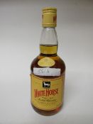 70cl bottle of White Horse Scotch Whisky, 40% volume. Estimate £15-20.