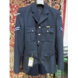 RAF Corporal's WWII jacket, in perfect condition. Estimate £40-50.