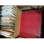 Box of stamps, World in 10 albums & 1 small box with envelopes. Estimate £40-50.