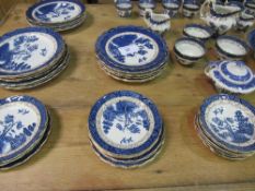 Large qty (approx 200) Booth's real old willow coffee & dinner ware. Estimate £200-250.