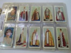 2 sets of John Player cigarette cards, Motor cars & Coronation series. Estimate £40-60.