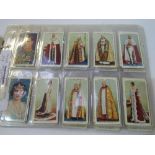 2 sets of John Player cigarette cards, Motor cars & Coronation series. Estimate £40-60.