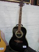 Tanglewood semi acoustic guitar, 6amp (odyssey), very good condition (stand not included)