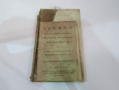 4 x 18thC Scottish Sermons, published in Glasgow 1765, Edinburgh 1794, and Dundee and Edinburgh