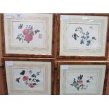 4 lepidoptery (butterfly) prints. Estimate £20-40.