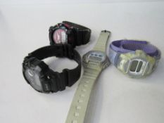 Bag of 6 wristwatches. Estimate £10-15.