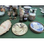 A collection of pottery including Aldermaston, Poole, Crown Devon & Noritake. Estimate £10-20.