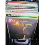 40+ LP's mainly 60's including Eddie Cochran, Elvis, The Ventures, Jerry Lee Lewis, The Byrds &