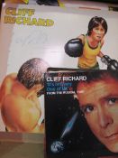 Collection of Cliff Richards records (1 signed). Estimate £15-20.