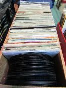 Box of '80/90's singles, approx 100, including 2 tones, rock etc. Estimate £50-60.