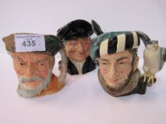 Royal Doulton character jugs, 1959 - Robinson Crusoe, 1967 - The Lobster Man & 1959 - The