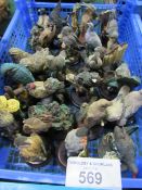 Qty of bird figurines (22 in total). Estimate £20-30.