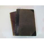 Victorian half leather bound book entitled The Works of Oliver Goldsmith, (not dated) circa 1870.