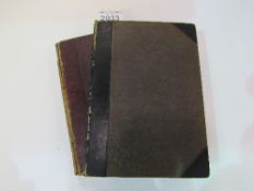 Victorian half leather bound book entitled The Works of Oliver Goldsmith, (not dated) circa 1870.