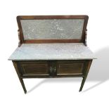 Marble top wash stand