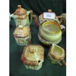 6 items of 'Cottage Ware'. Estimate £10-15