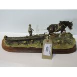 Border Fine Arts 'Horse pulling timber' by Ayres