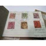 4 books of stamps including Penny Reds & Blue. Estimate £10-15.